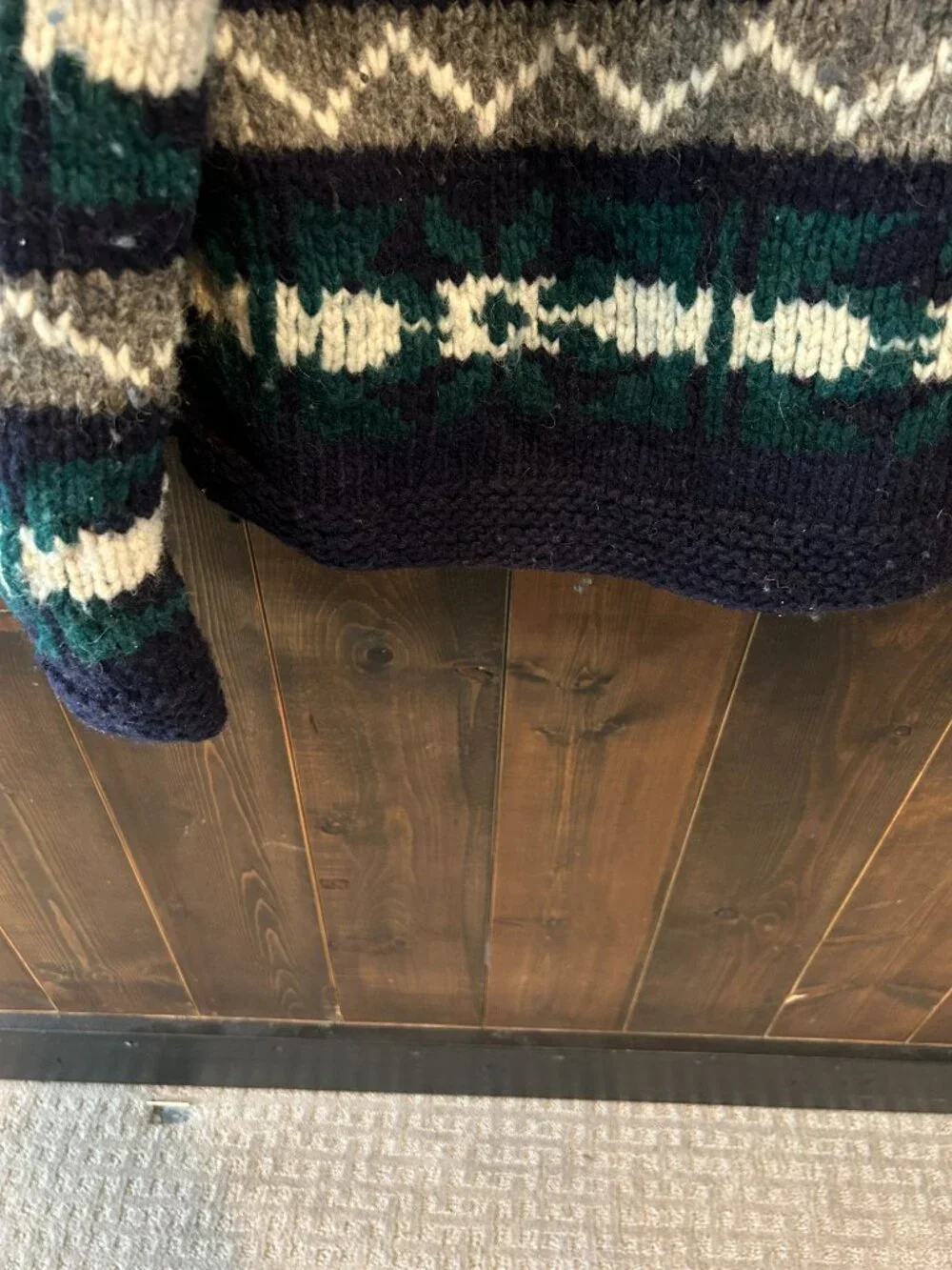 Nuevo Americana 100% Men’s Wool Sweater - Picture 2 of 10